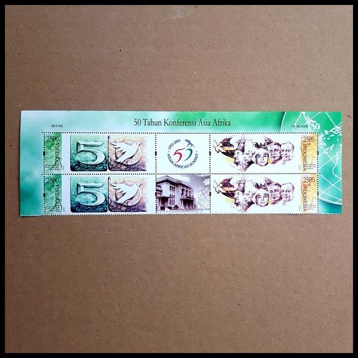 

TERMURAH PRANGKO 50 TAHUN KONFERENSI ASIA AFRIKA DENGAN GUTTER !!!!!