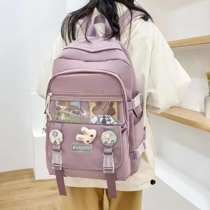 

Miliki M010 Ransel Tas Anak Sekolah Perempuan Backpack Impor Tas Sekolah
