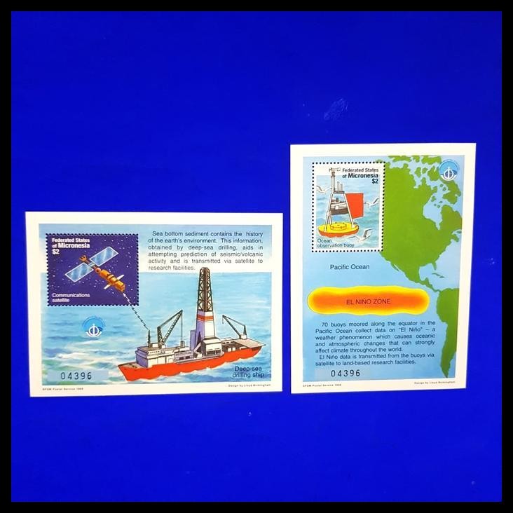 

GRATIS ONGKIR PRANGKO SATELIT KOMUNIKASI DAN OBSERVASI LAUT. EL NINO ZONE. 2 LBR SS !!