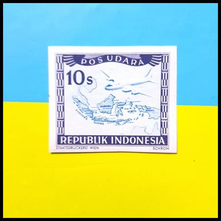 

DISKON PRANGKO INDONESIA CETAKAN WINA 1949. POS UDARA TANPA PERFORASI !!!!