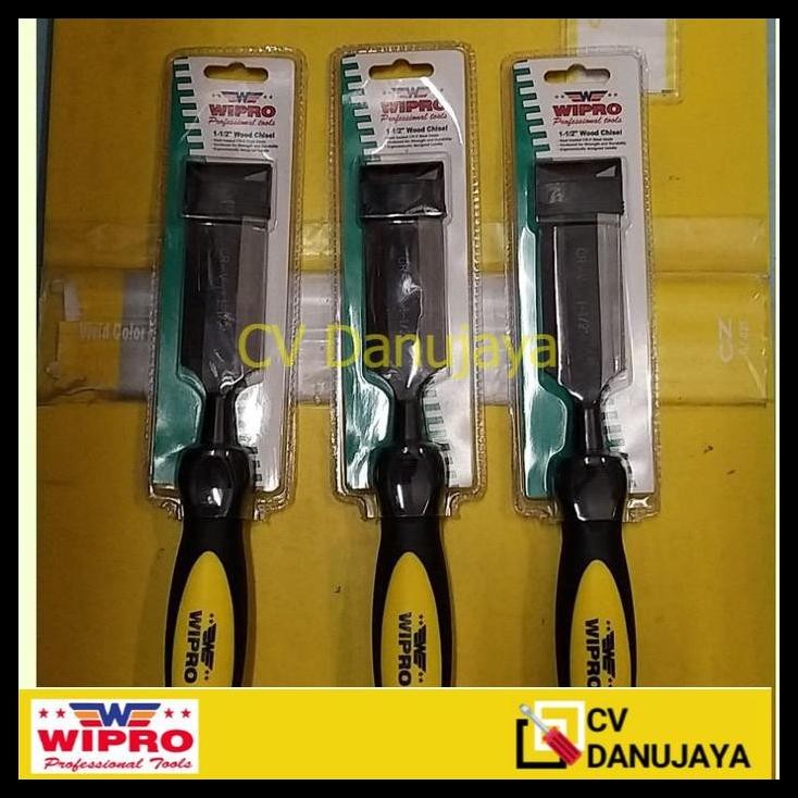 TERBARU PAHAT WIPRO/PAHAT TATAH KAYU/WOOD CHISEL WIPRO CR-V 1 1/2 INCH 