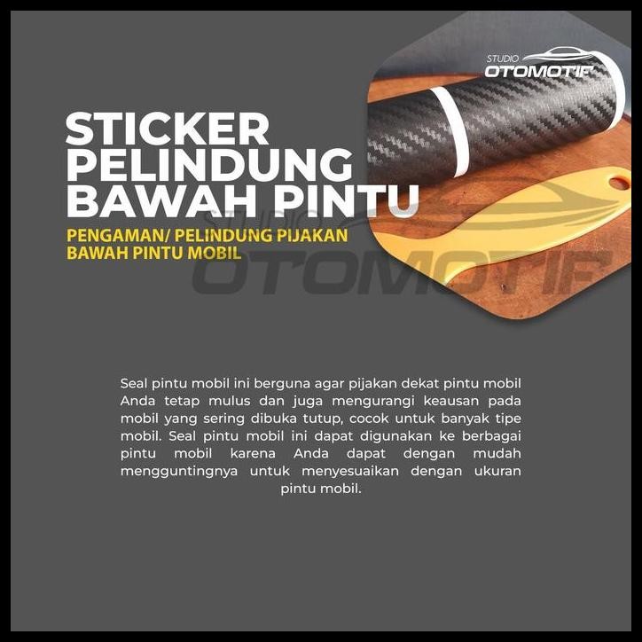 HOT DEAL STICKER PELINDUNG BAWAH PINTU STIKER PENGAMAN BAWAH PINTU 
