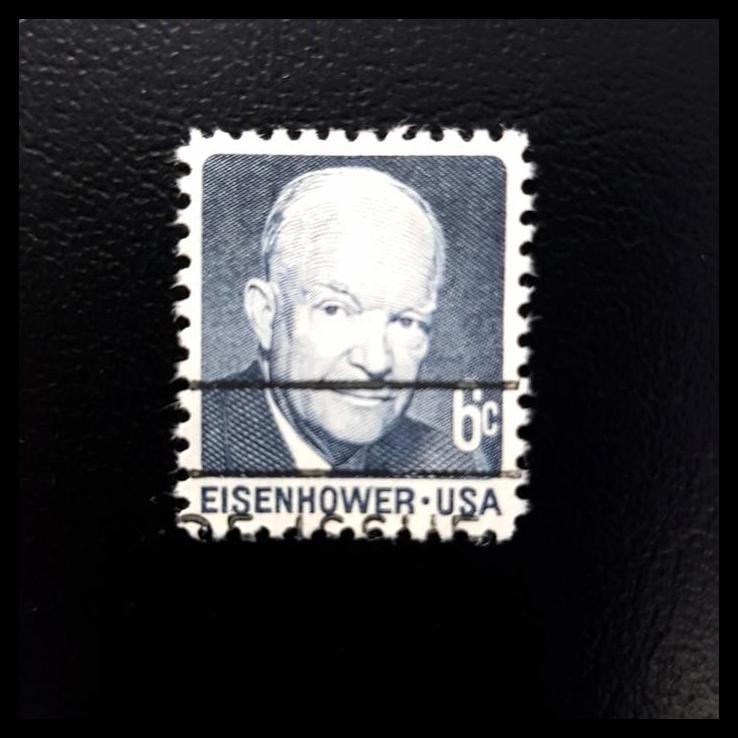 

HOT DEAL PRANGKO AMERIKA. PRESIDENT EISENHOWER. PRESIDEN AMERIKA KE 34. USED !!!!!