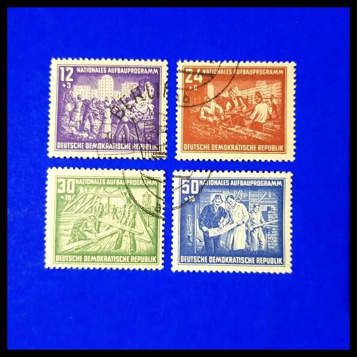 

BEST DEAL PRANGKO JERMAN/DDR 1952. SERI RECONSTRUCTION PROGRAM. SET LENGKAP