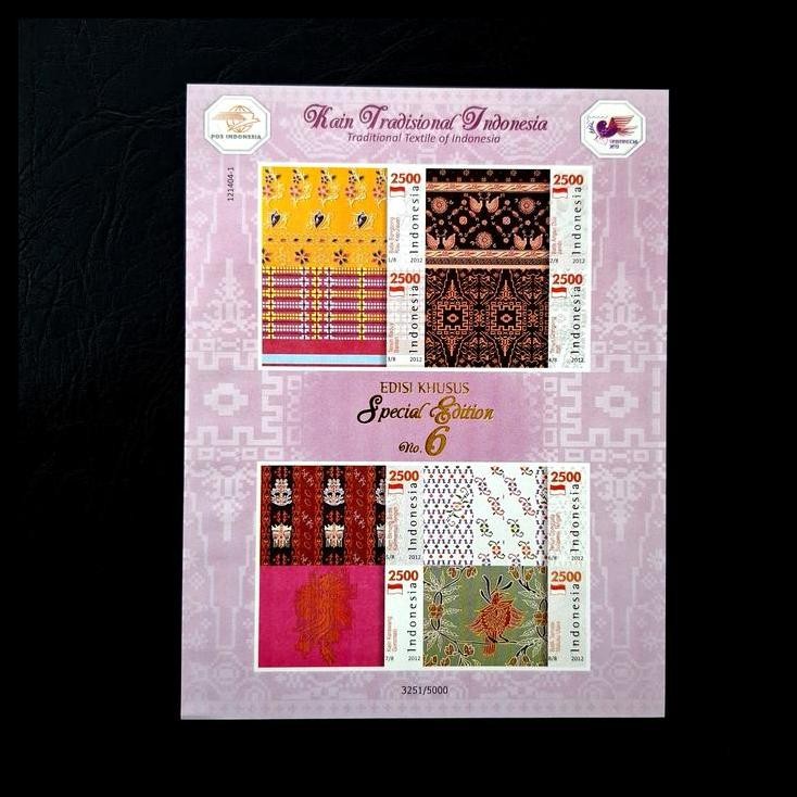 

GRATIS ONGKIR PRANGKO KAIN TRADISIONAL INDONESIA. MINI SHEET SPECIAL EDITION