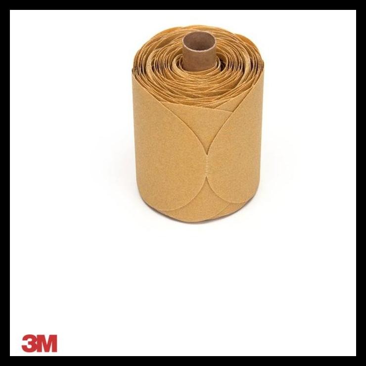 

TERMURAH STIKIT GOLD PAPER DISC ROLL 216U, 5 IN X NH P100 A-125 DISCS PER ROLL-7000028125 3M !!!!!!
