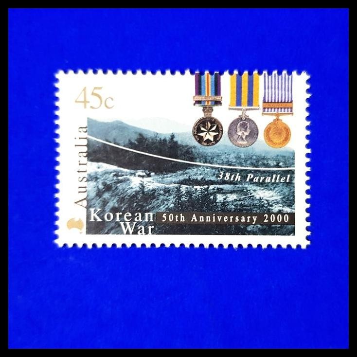 

TERMURAH PRANGKO AUSTRALIA. MEDALI. KOREAN WAR 50TH ANNIVERSARY. TAHUN 2000 !!!