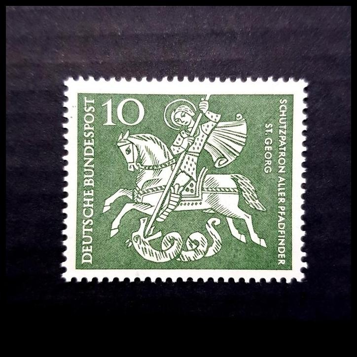 

TERMURAH PRANGKO JERMAN. ST. GEORGE KILLING A DRAGON. MNH !!!!!!