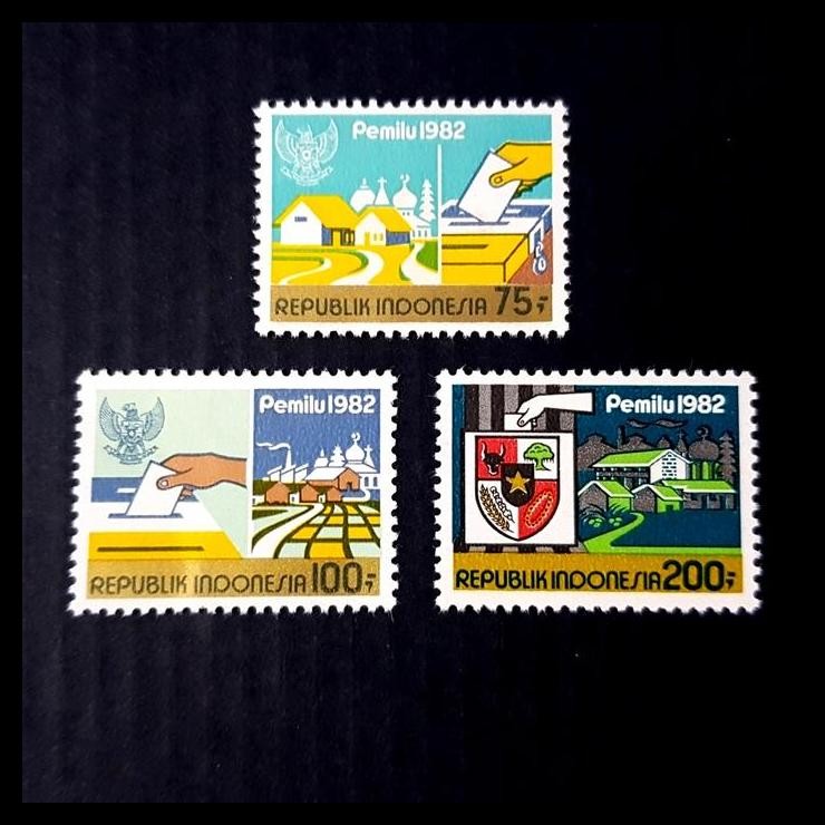 

TERMURAH PRANGKO INDONESIA. PEMILIHAN UMUM (PEMILU) 1982. SET LENGKAP (3V) !!!!!!