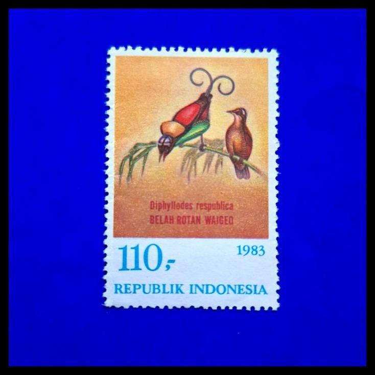 

DISKON PRANGKO INDONESIA 30-11-1983. SERI BURUNG. NOMINAL RP 110,- !!!!