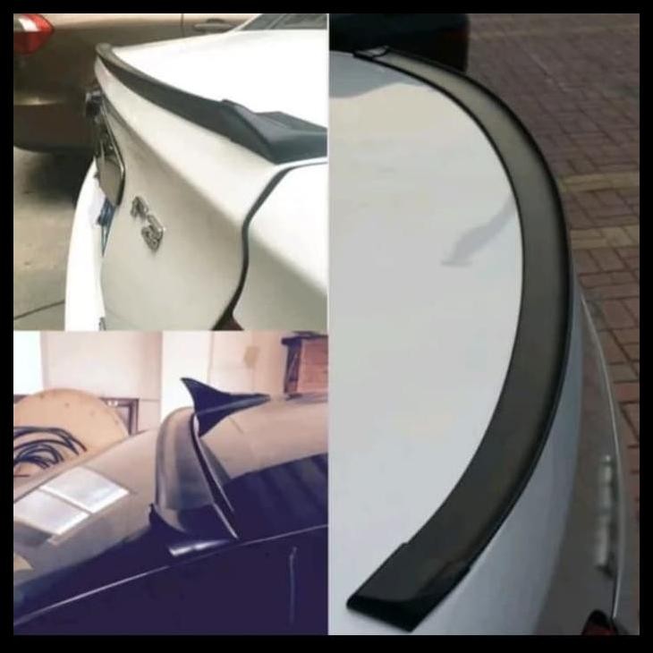TERBARU DUCKTAIL SPOILER MOBIL SEDAN TIMOR LIS BAGASI BELAKANG HITAM POLOS 