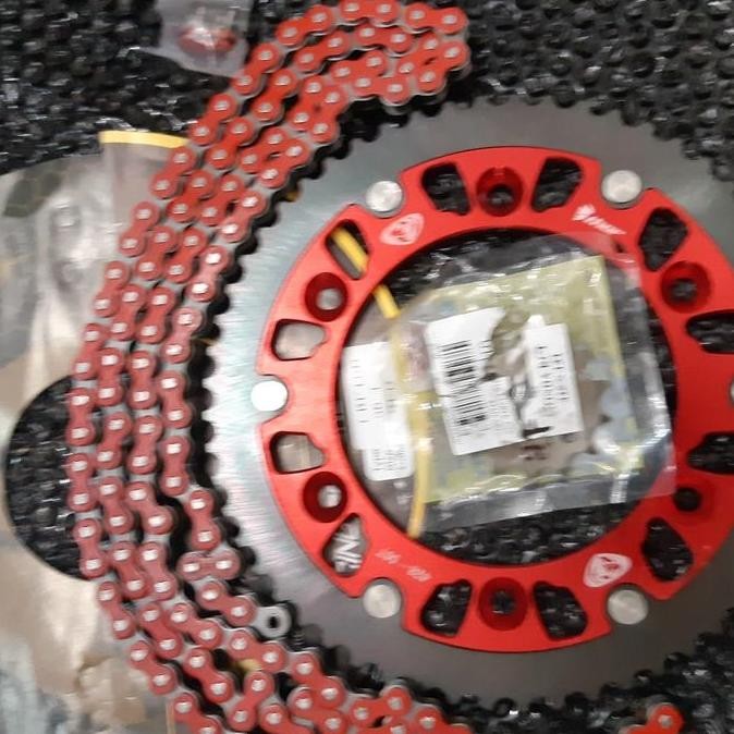 Gear set paket CRF 150L THOR Rantai SSS Merah