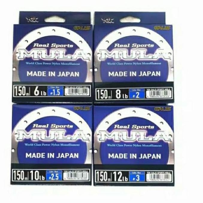 BARU Senar YGK Mula 6lbs,8lbs,10lbs,12lbs,14lbs 150M