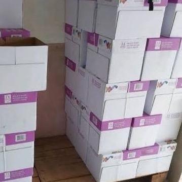 

HOT SALE! Kertas HVS A4 / F4 75gsm BMO ( Bright White Multipurpose Office Paper ) 1 box = 5 rim