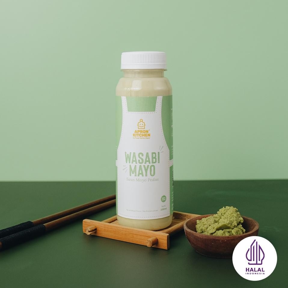

Apron Kitchen Wasabi Mayo Saus Bumbu Masak Jepang