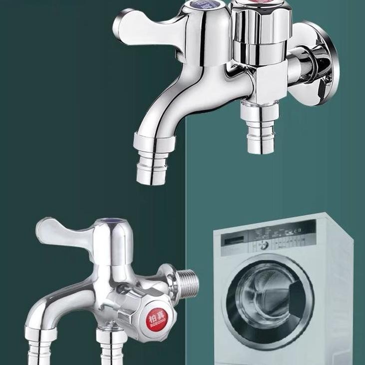 KRAN CABANG KERAN AIR Kran Keran Air Shower Cabang 2 Double Kamar Mandi Mesin Cuci Kuningan Besi