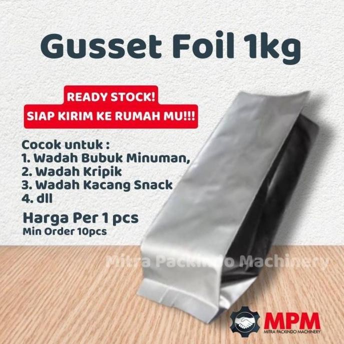 

#@#@#@#@] [ECER] Gusset Foil Silver 15x35 1kg
