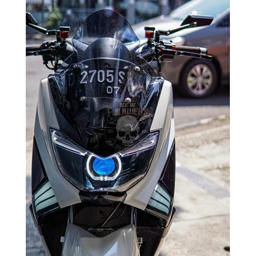 LAMPU DEPAN / HEADLAMP NMAX CUSTOM BILED PROJECTOR YAMAHA NMAX OLD