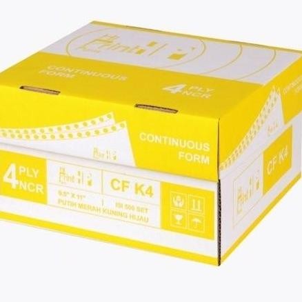 

PROMO! CONTINUOUS FORM 9,5 x 11/2 4 PLY PRS Hi Print ( isi 500 sheets)