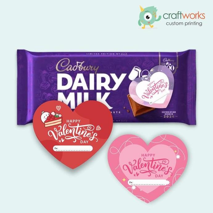 

^^^^^] STICKER BENTUK HATI VALENTINE - ISI 30 PCS