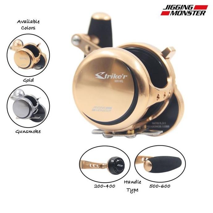 BARU Jigging Monster STRIKER Series Overhead Laut Kuat