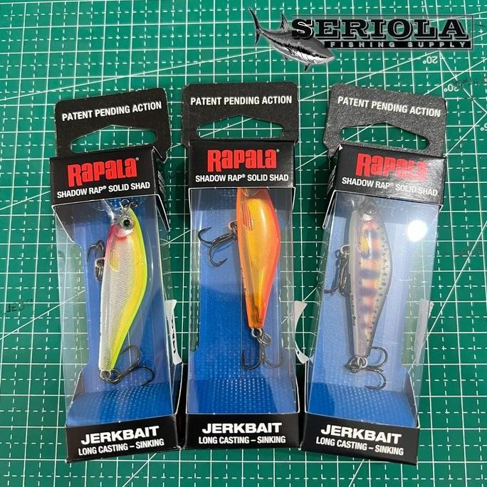 BARU UMPAN LURE MINNOW RAPALA SHADOW RAP SOLID SHAD LONG CASTING 5CM 5,5G