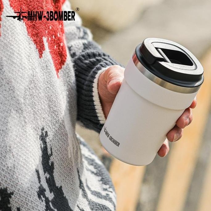 

MHW-3BOMBER Cooki Insulation Coffee Cup 360ml Stainless Steel 304 / Double Vaccum Insulated Coffee Tumbler travel gelas kopi Double wall SUS 304 Portable mug thermos termos tahan panas dingin premium berkualitas original MHW 3 BOMBER TAC