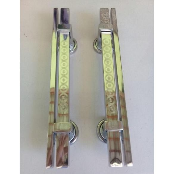 Handle Pintu Rumah Minimalis 60 cm 2 biji Tarikan Gagang 2 Pintu Kupu Tarung