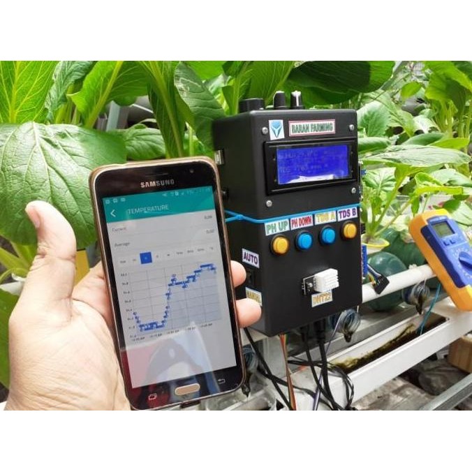 ALAT PENGONTROL PH DAN NUTRISI HIDROPONIK BERBASIS IOT ONLINE