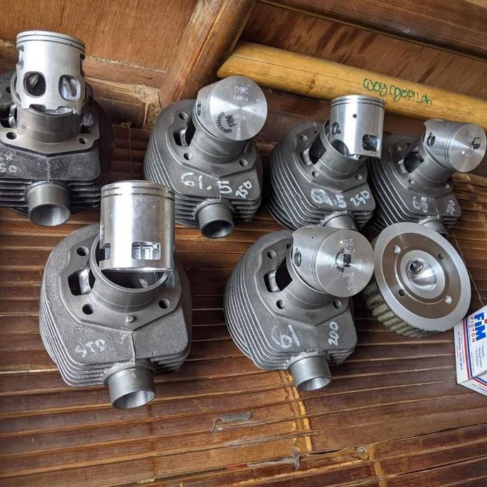 Blok set cylinder porting Polish YZM GARAGE