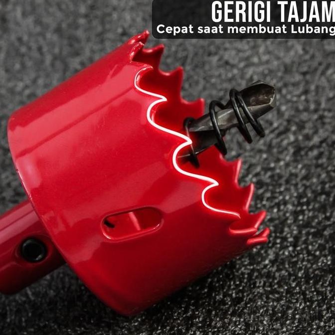 MATA BOR HOLE SAW HOLESAW GROMET 3INCH PIPA PVC KAYU GYPSUM HIDROPONIK