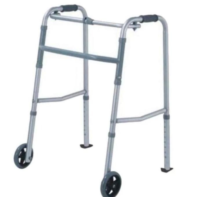 WALKER ALAT BANTU JALAN LANSIA RODA RMS RINGAN DAN KOKOH ALAT TERAPI TT