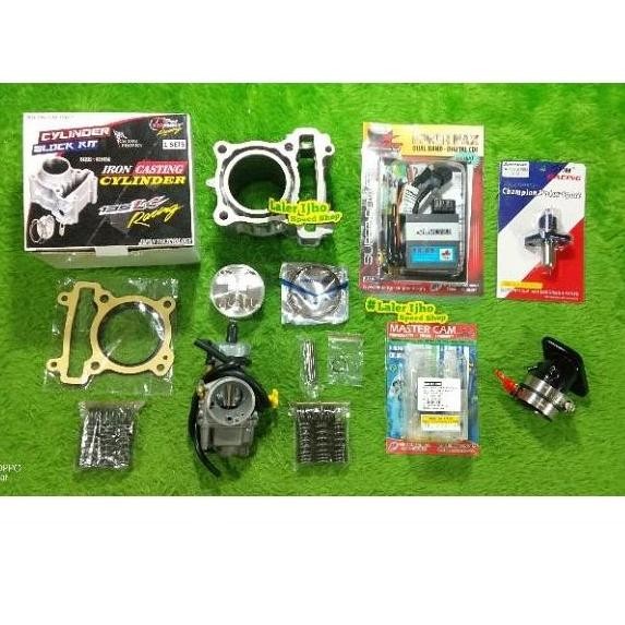 Paket bore up 150/166/177/183/195CC blok casting iron Jupiter MX karbu