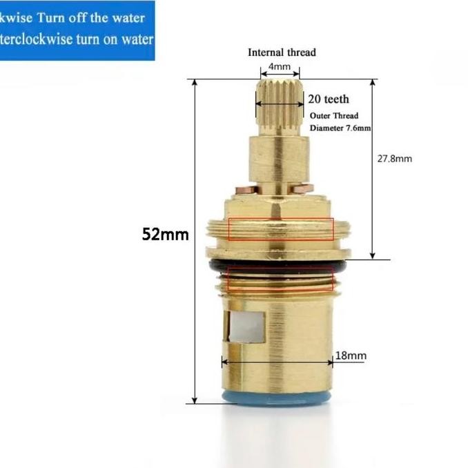 Jantung Kuningan Gede Sparepart Kran Air Solusi Keran Bocor Netes Jantung Besar Jantung Ceramic Kran