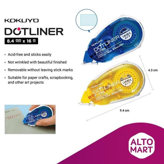 

KOKUYO Dotliner Lem Roller - Double Tape Adhesive Jepang Premium