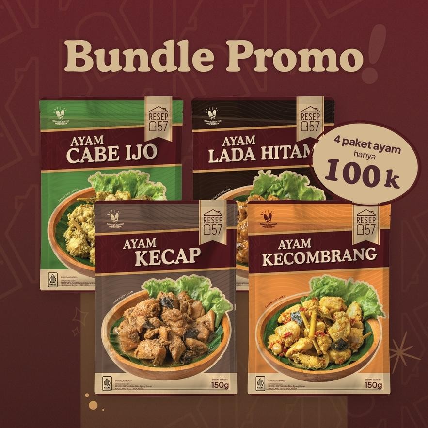 

PAKET AYAM BONELESS READY TO EAT (RTE) RESEP57
