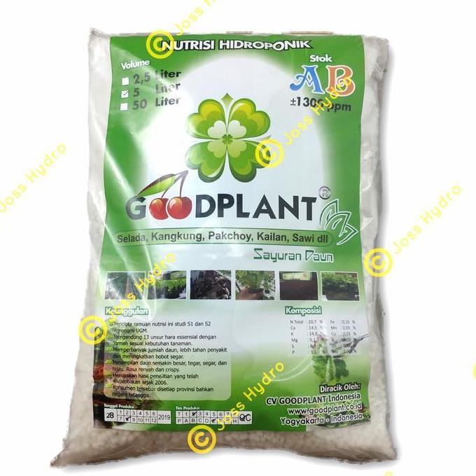 AB MIX ( ABMIX ) NUTRISI HIDROPONIK GOODPLANT 50 LITER