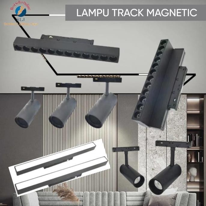 Lampu Led Track Magnetic / Magnetic Track Lamp / Lampu Track