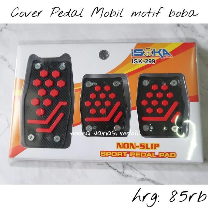 Promo cover pedal mobil manual motif bona agya innova avanza mobilio jazz hr COD