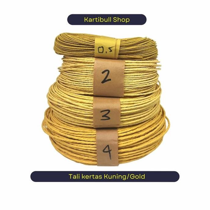 

Tali Kertas Samson Ulir 3Mm No.6 - Tali Handle Tas Kertas / Paperbag Coklat