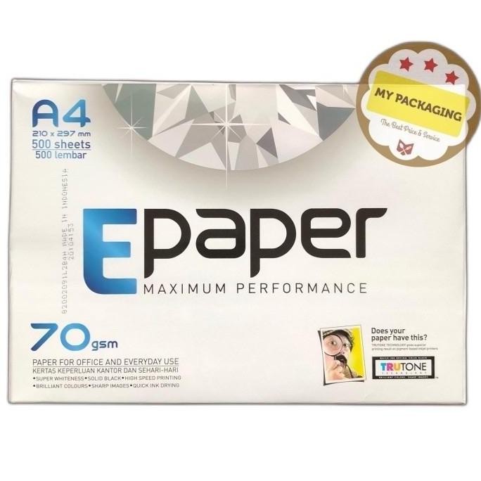 

Kertas Hvs Epaper A4 75Gsm 210X297Mm - Kertas Fotokopi Putih Berkualitas
