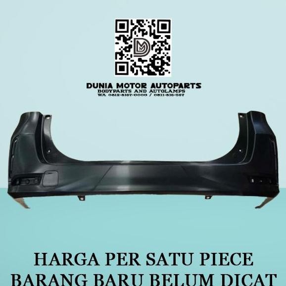 BUMPER BEMPER BELAKANG GRAND NEW AVANZA XENIA FACELIFT TIPE G 2019-21