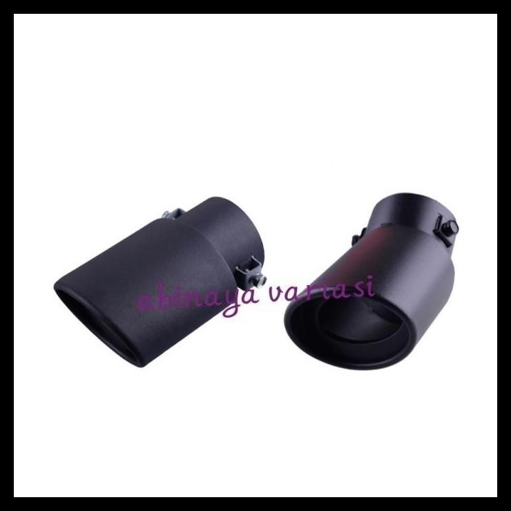 TERBARU MUFFLER UJUNG KNALPOT MOBIL L300 FULL HITAM 