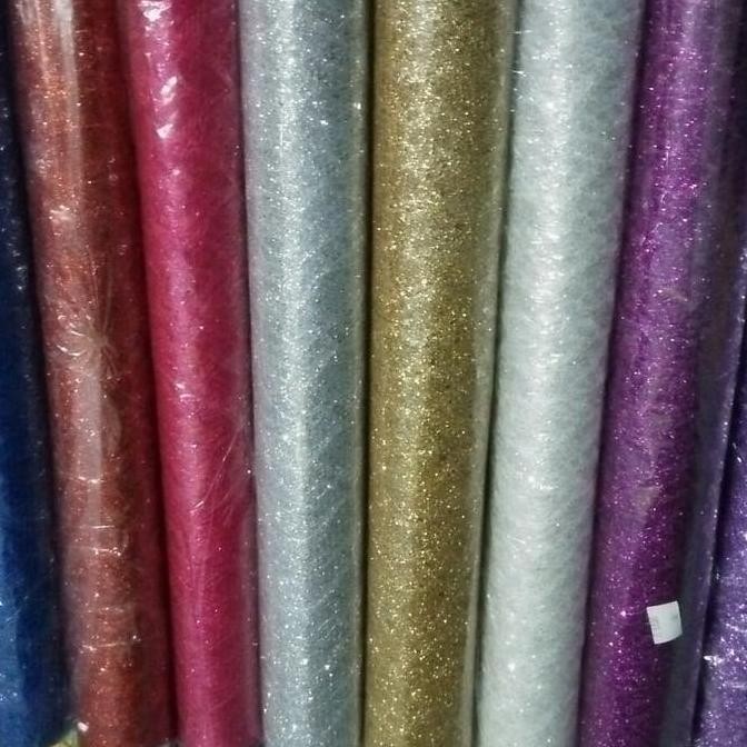 

Wrapping Glitter l Brukat l Pembungkus Bunga l Jaring Glitter