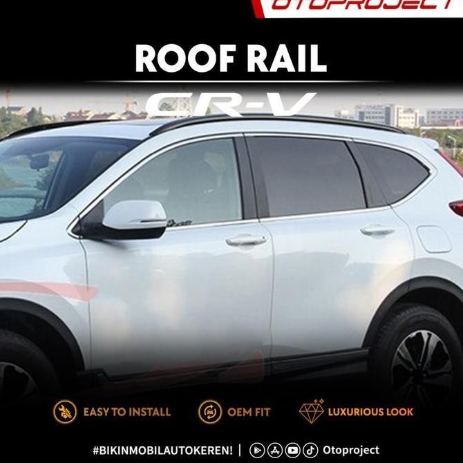 Roof Rail CRV TURBO Glossy Black Otoproject