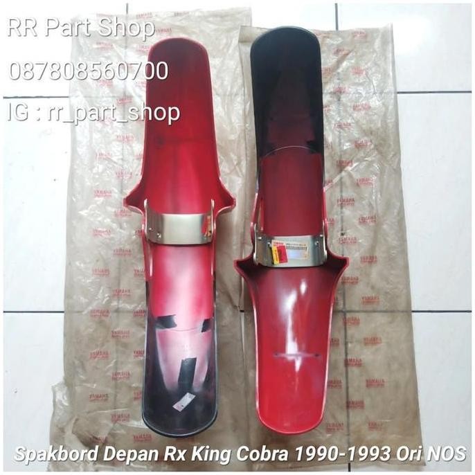 ready Spakbord Depan (Front Fender) Merah Cabe Rx King Cobra 1990-1993 Ori