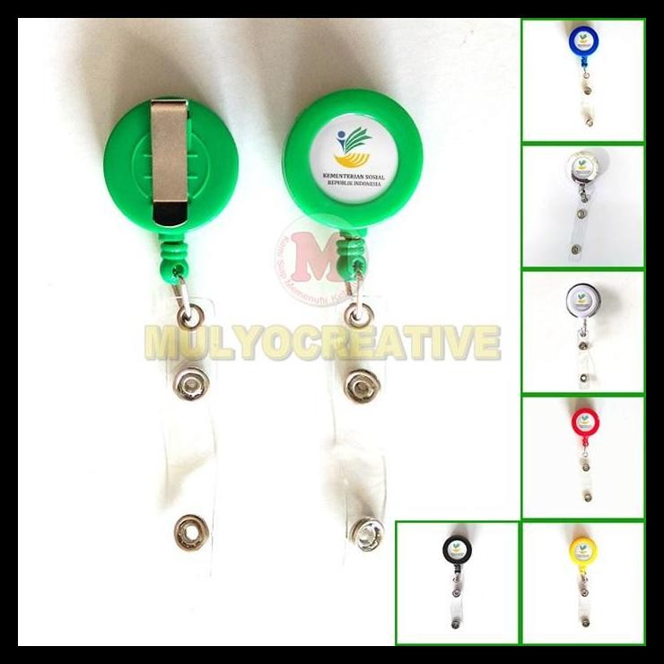 

TERMURAH ID CARD YOYO KEMENSOS GANTUNGAN ID CARD HOLDER LOGO KEMENTERIAN SOSIAL !!!