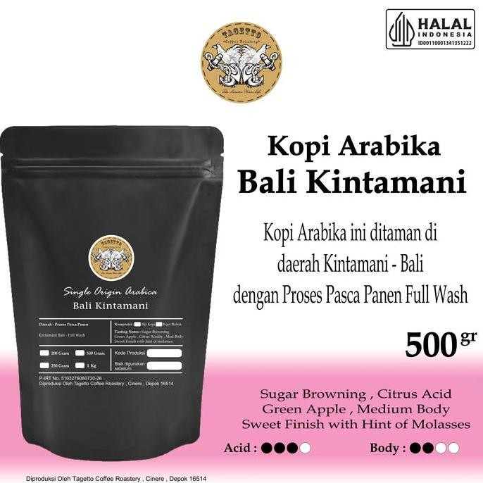 

Kopi Arabika Bali Kintamani 500Gr Biji Atau Bubuk | Arabica Coffee