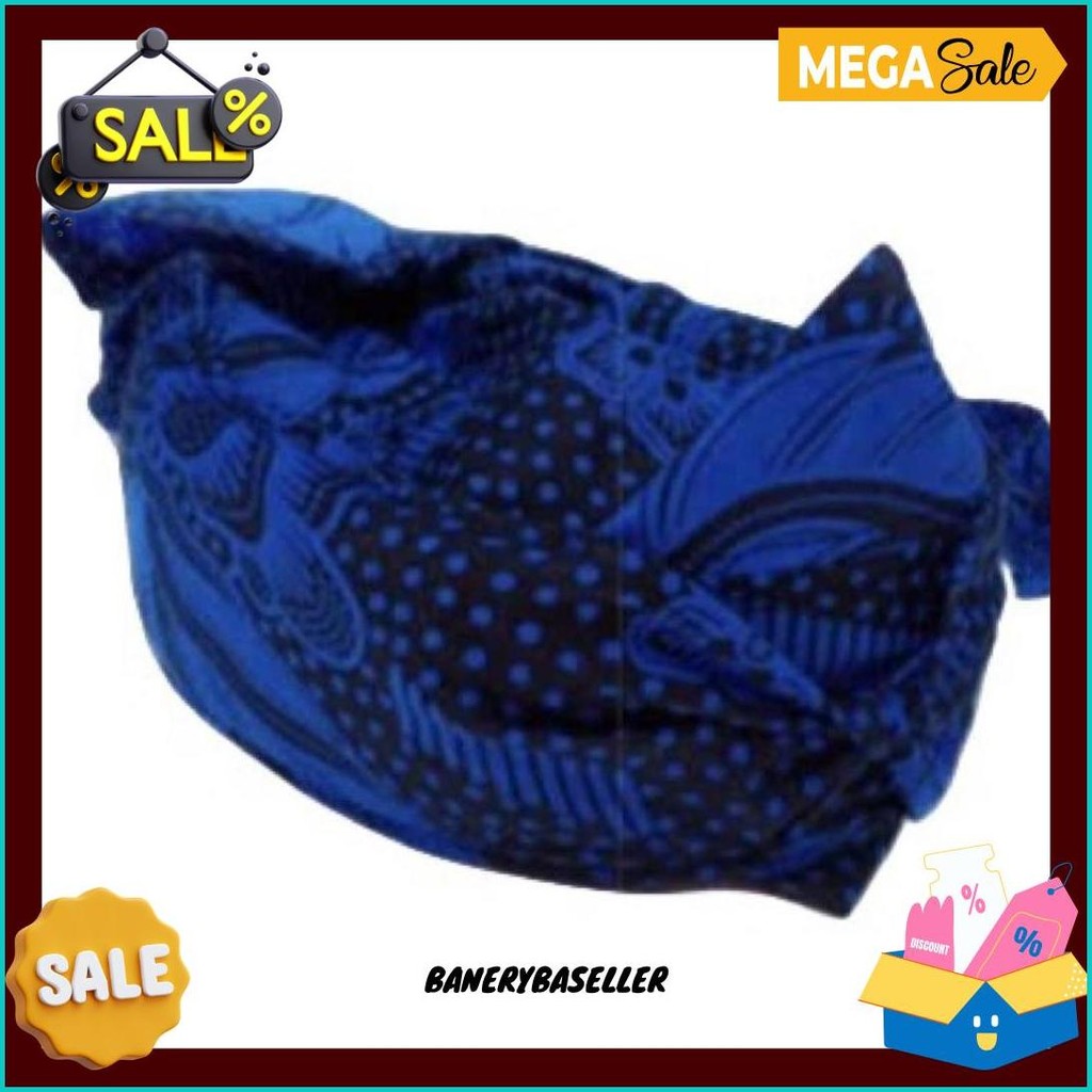 Ikat Kepala Sunda Baduy Asli Lomar Baduy Original Bahan Kain Katun Cod