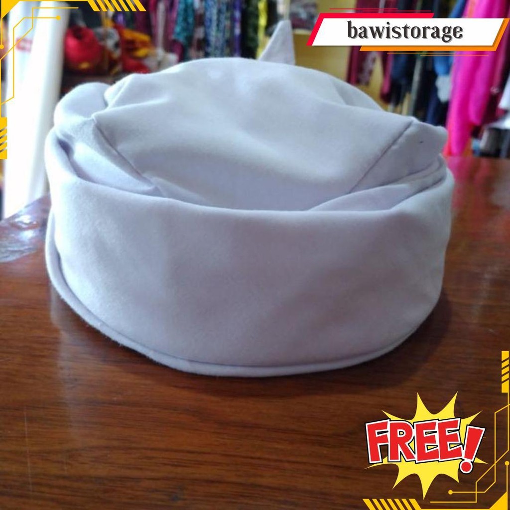 Udeng Blangkon Putih Katun Untuk Mangku, Penyarikan, Jero Murah Termurah Banget